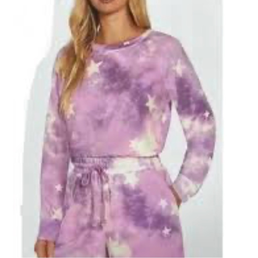 Wildfox Soft Tie Dye Star Sweatshirt Size Small